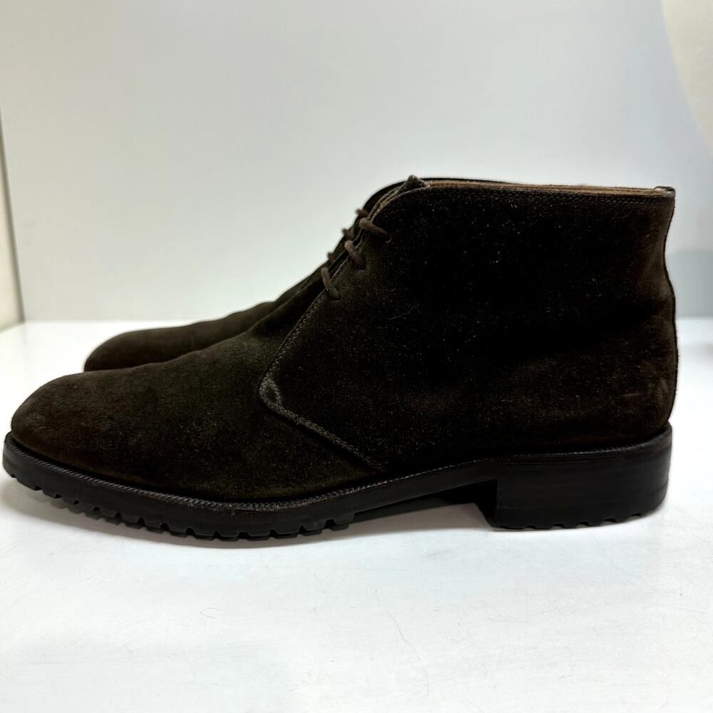EUC Gravati x Wilkes Bashford Dark Brown Suede Chukka Boots Made in Italy 9.5
